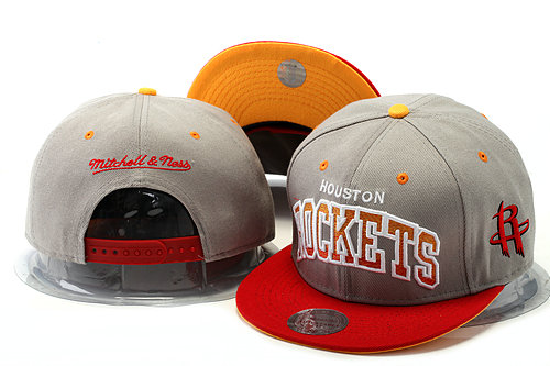 Houston Rockets Grey Snapback Hat YS 0528